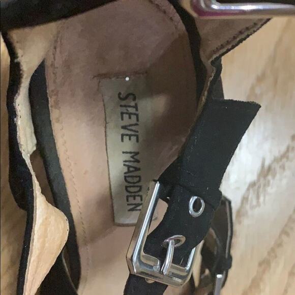 STEVE MADDEN SHANE SUEDE‎ SANDALS SIZE 9 - Picture 5 of 7